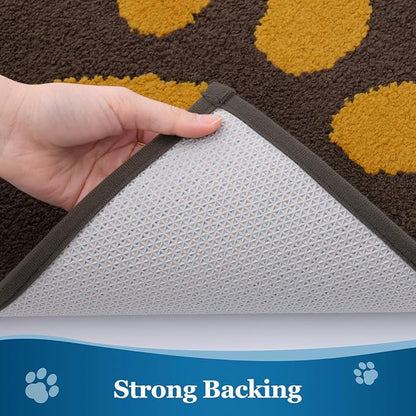 Buganda Dog Door Mat for Muddy Paws, Absorbent Dirt Trapper Washable Indoor - Image 5