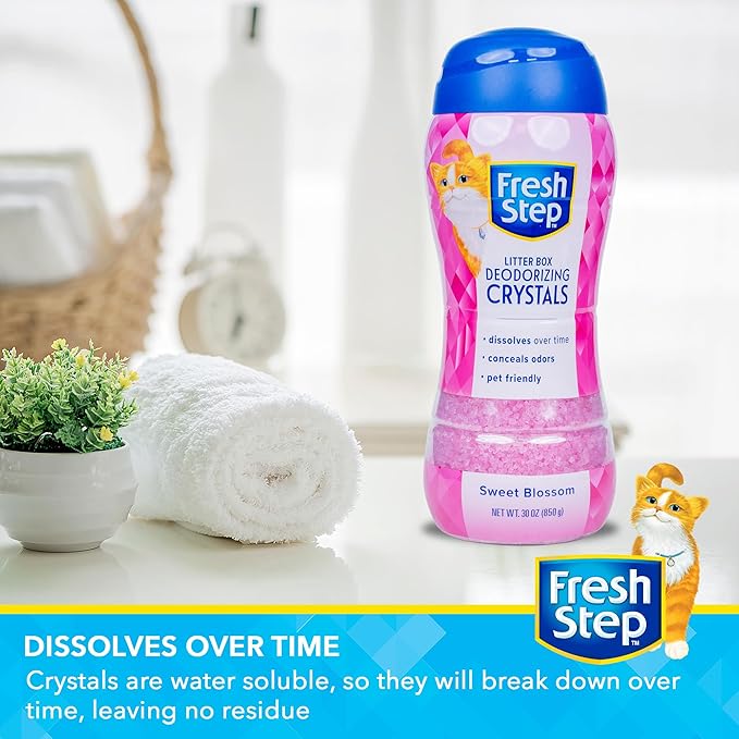Fresh Step Cat Litter Crystals Deodorizer, Non Toxic Odor Neutralizing Crystals - Image 4