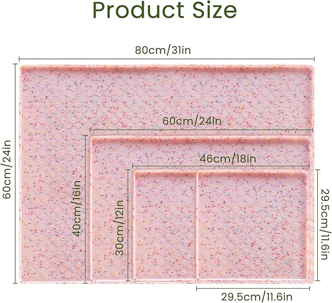 Ptlom Dog Food Mat Anti-Slip Dog Bowl Mats - Image 2