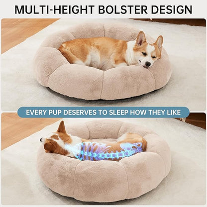 OhGeni 31 inches Calming Donut Orthopedic Dog & Cat Bed - Image 4