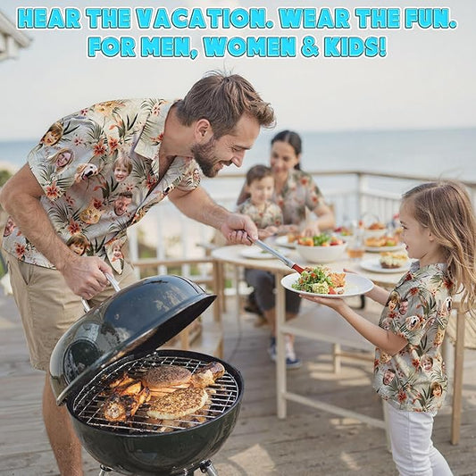 Custom Hawaiian Shirt with Face Photo Picture - Image 2