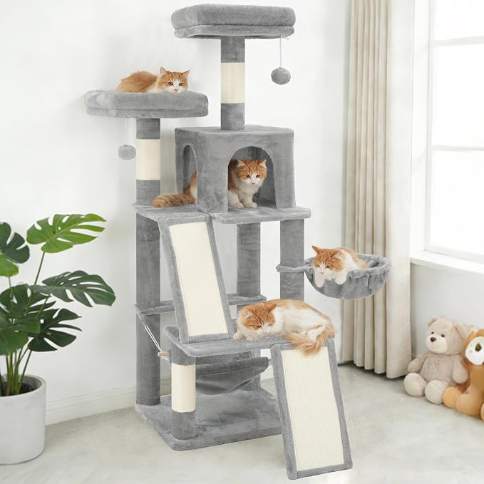 Multi-Level Cat Tree for Indoor Cats, Cat Tower - Image 9