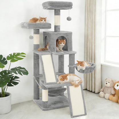 Multi-Level Cat Tree for Indoor Cats, Cat Tower - Image 9
