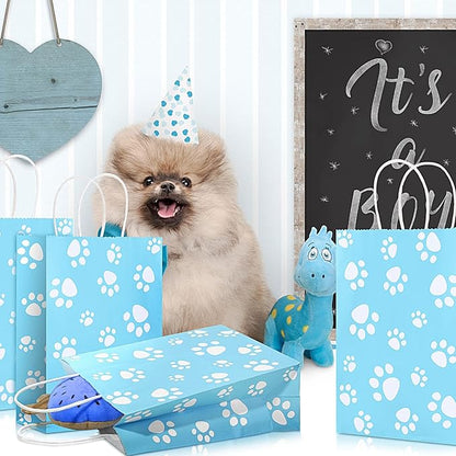 Blulu 20 Pcs Puppy Dog Paw Gift Bags - Image 6