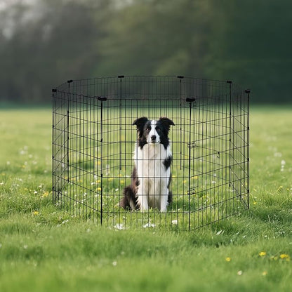 Amazon Basics Foldable Octagonal Metal Exercise Dog Playpen - Image 7