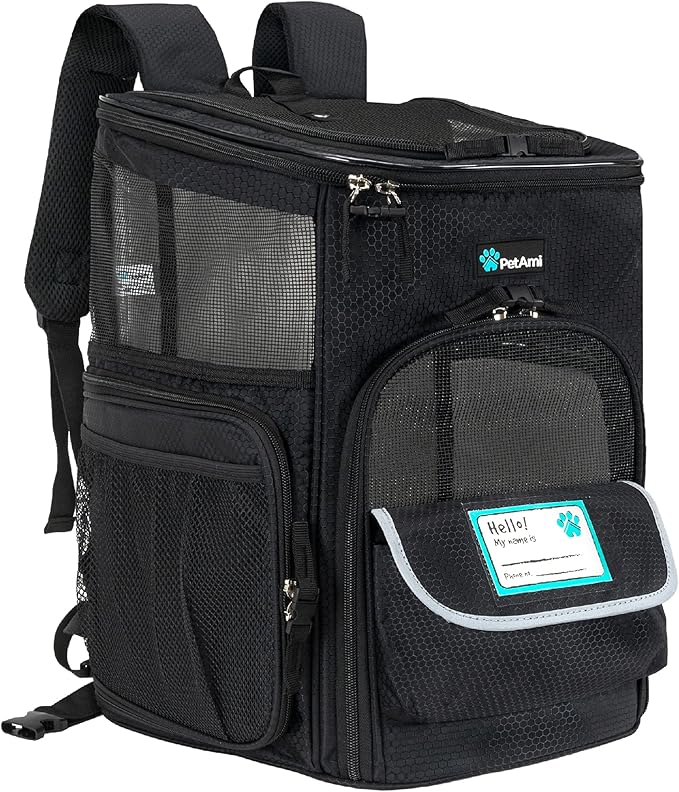 PetAmi Dog Backpack Carrier, Airline Approved Cat Backpacks by PetAmi