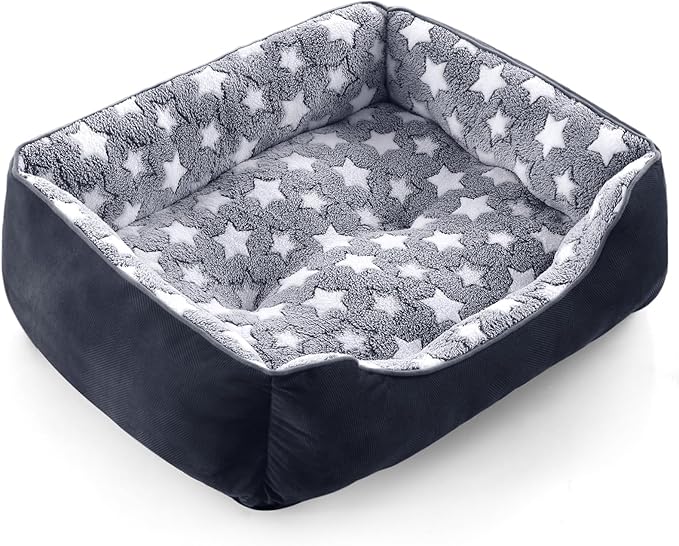 GASUR Small Dog Beds Small Size Dogs, Rectangle Washable Dog Bed, Orthopedic by GASUR