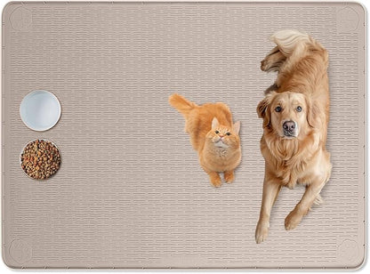 Cat Food Mat, Floor Protection by Bartuke
