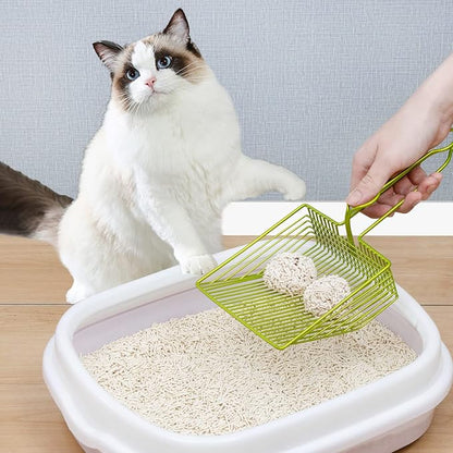 DHXYZZB Cat Litter Scoop, Metal Cat Litter Scooper Kitty Poop Scooper Stand - Image 7