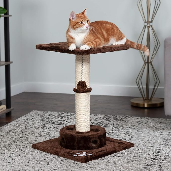 Furhaven 22.5" Tall Cat Tree for Indoor Cats, Ft. Sisal Scratching Post - Image 3