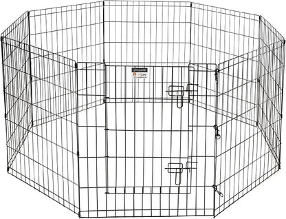 Dog Playpen - Foldable Metal Exercise Puppy Play Pen - Indoor/Outdoor Pen with - Image 6