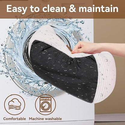 Cat Dog Bed for Pets, Rectangle Pet Bed Gift for Puppy and Kitten, Machine - Image 4
