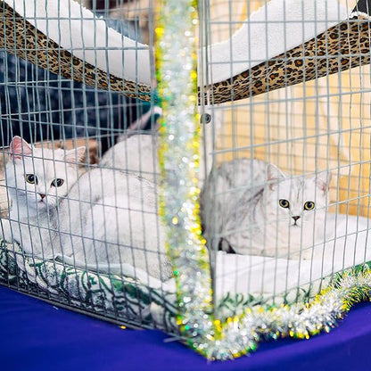 Jetec 2 Pack Cat Hammock for Cage, Catio Accessories Reversible Soft Cats Bed - Image 2