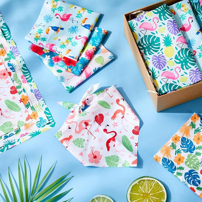 Weewooday 50 Pcs Hawaiian Dog Bandanas Bulk - Image 5