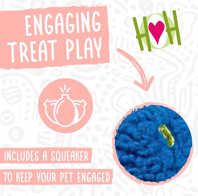 HuggleSnuffles HuggleFleece Treat Dispensing Ball - Image 6