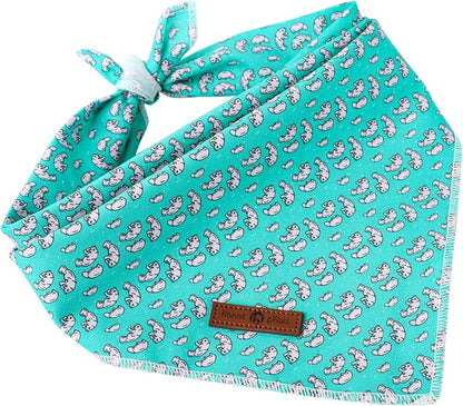 lionet paws Summer Dog Bandana Manatee - Image 4