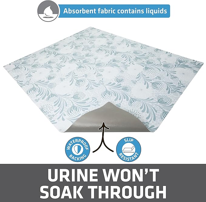 Drymate Cat Litter Box Mat, Litter Trapping Mat, Waterproof, Urine-Proof - Image 3