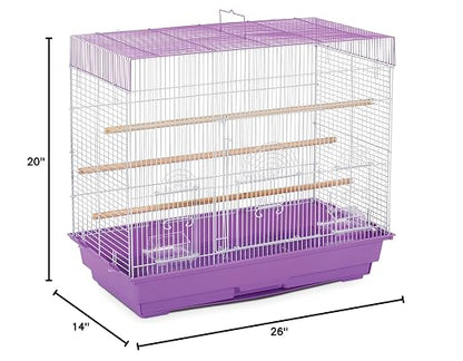 Prevue Pet Products SP1804-3 Flight Cage, Lilac/White - Image 4