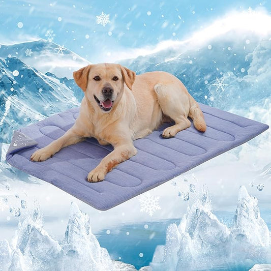 MARUNDA Dog Cooling Mat, No Need to Freeze Or Refrigerate This Cool Pet Pad Cat by MARUNDA
