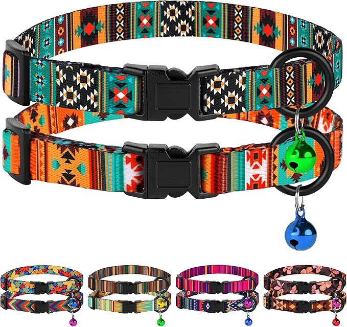Cat Collars 2 Pack by BUDKAS