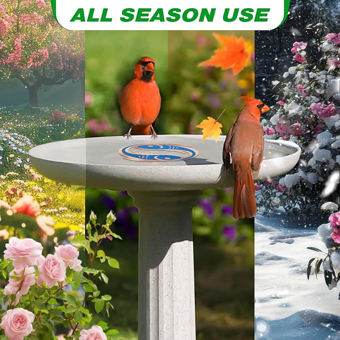 Saillong 2 Pack Bird Bath Copper Disk, Reinforced 99.99% Pure Copper Bird Bath - Image 7