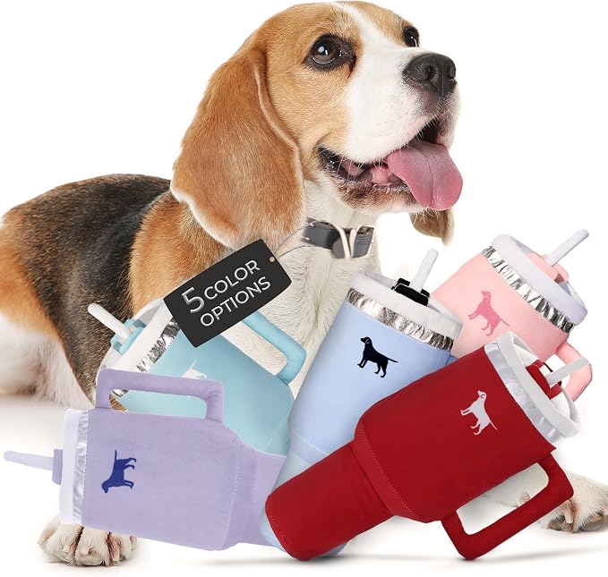 Pup Cup Tumbler Dog Toy – Cute Girl Dog Toy, Valentines & Birthday Gift - Image 6