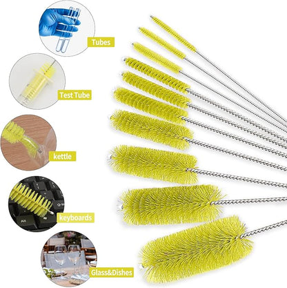 CiaraQ Bottle Cleaning Brushes, 8 Inch Nylon Tube Brush Set, Cleaner - Image 2