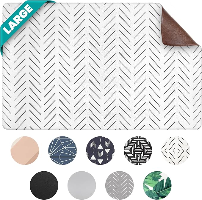 NALALAS Large Dog Mat for Food and Water, Cat Feeding Mat | Large Waterproof by NALALAS