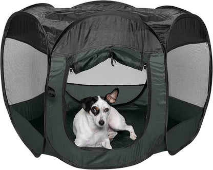 Furhaven Portable Dog Playpen Cat Tent, Pet playground, Kennel foldable indoor by FurHaven