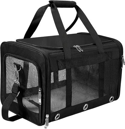 Soft Sided Cat/Dog Carrier, Collapsible Pets Travel Carriers by SWUVVI