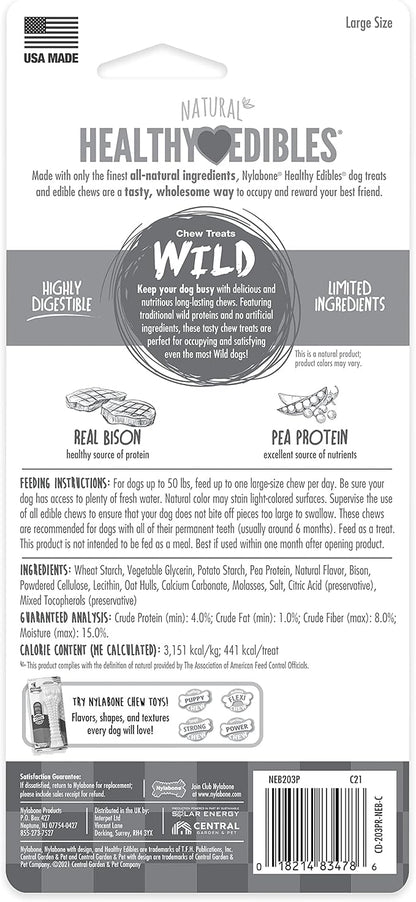 Nylabone Healthy Edibles WILD Natural Dog Chew Treats - Image 8