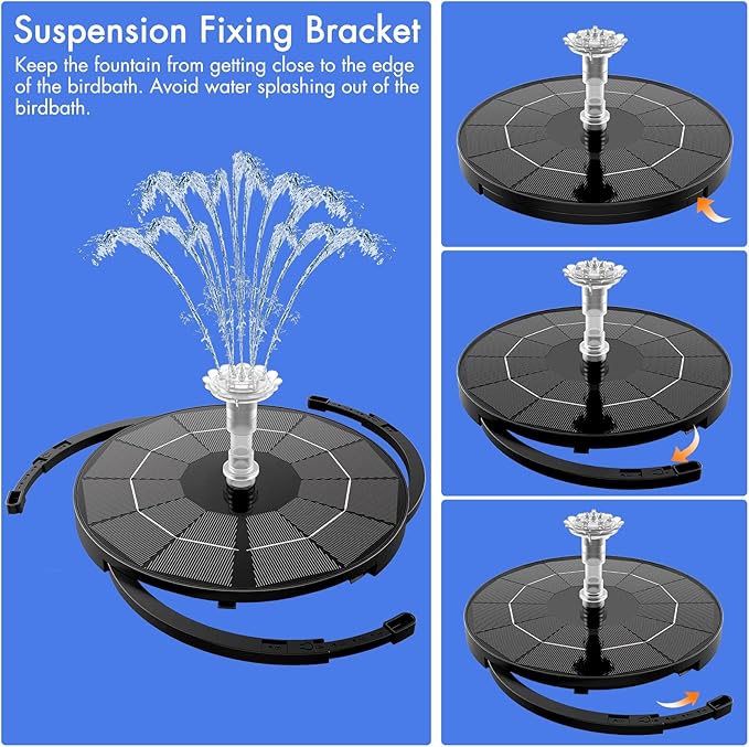 AISITIN 3.5W Solar Fountain Pump - Image 5