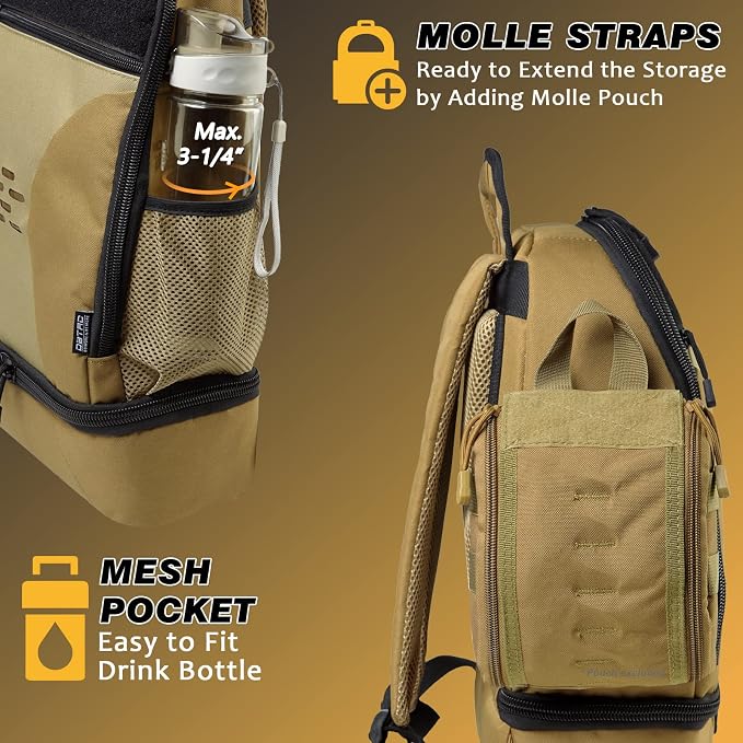 DBTAC Tactical Pet Backpack for Small Dogs & Cats - Image 3