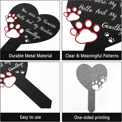 BUoonyer Pet Memorial Graves Markers - Image 3