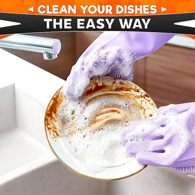 ALPENKOK Silicone Dish Gloves - Image 6