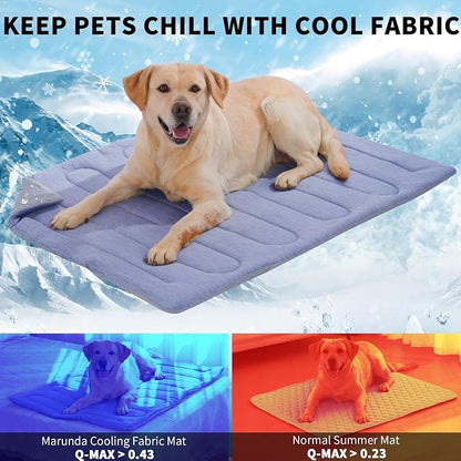 MARUNDA Dog Cooling Mat, No Need to Freeze Or Refrigerate This Cool Pet Pad Cat - Image 5