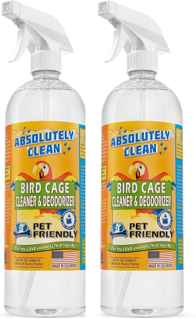 Absolutely Clean Amazing Bird Cage Cleaner and Deodorizer by AbsolutelyClean