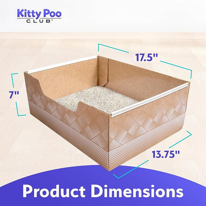 Kitty Poo Club Leakproof Disposable 2-Pack Cat Litter Box - Image 4