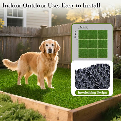 XLX TURF Interlocking Fake Grass Tiles - Image 5
