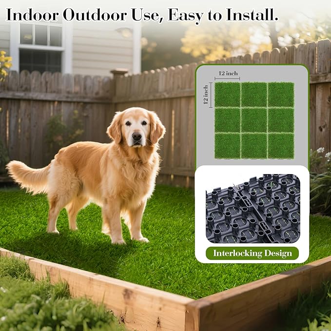 XLX TURF Interlocking Fake Grass Tiles - Image 5