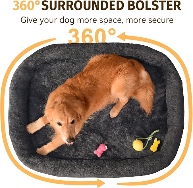 Orthopedic Washable Large Dog Bed: Waterproof Pet Bed - Image 4