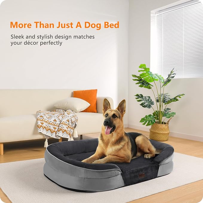 Dwanton Orthopedic Dog Bed for Extra Large Dogs - Image 2