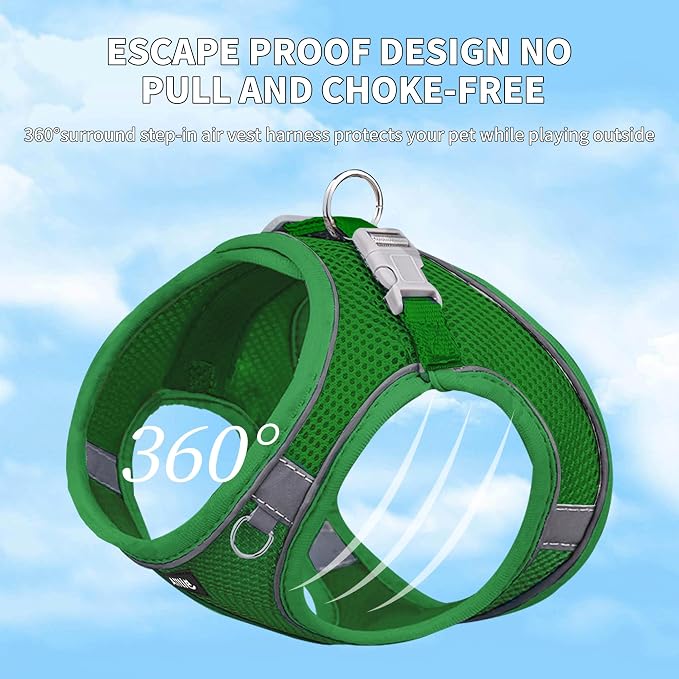 AIITLE No Pull Dog Harness and Leash Set, Step in Adjustable Dog Harness - Image 2