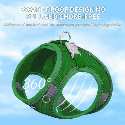 AIITLE No Pull Dog Harness and Leash Set, Step in Adjustable Dog Harness - Image 2