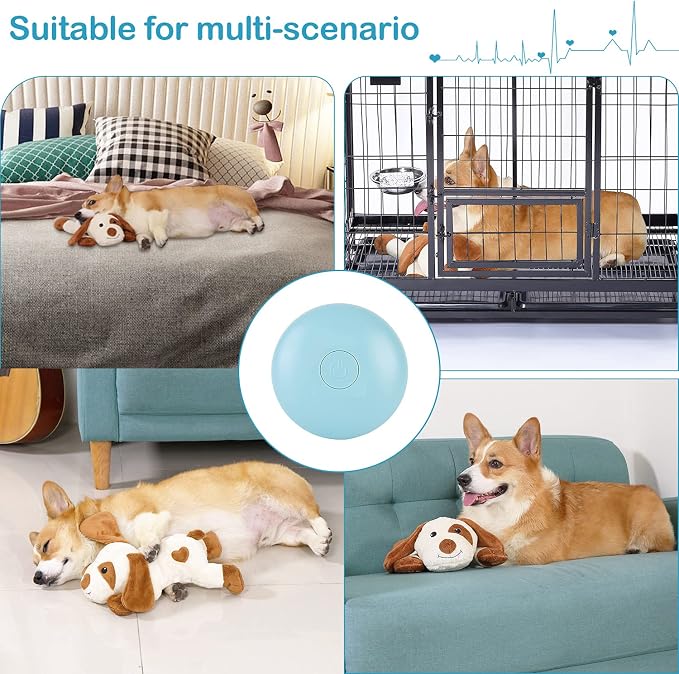 Heartbeat Dog Toy for Puppy- Helps for Dog Anxiety Relief and Calming Aid - Image 4