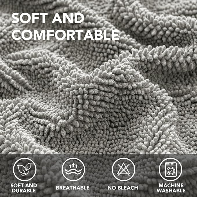 H.VERSAILTEX Non Slip Pet Couch Cover Chenille Dog Bed Protector Thick Soft - Image 2