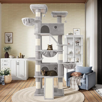 SHA CERLIN 81in Multi-Level Tall Cat Tree Tower - Image 3