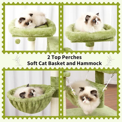 Cat Tree for Indoor Cats, Sturdy Cat Tree House - Image 6