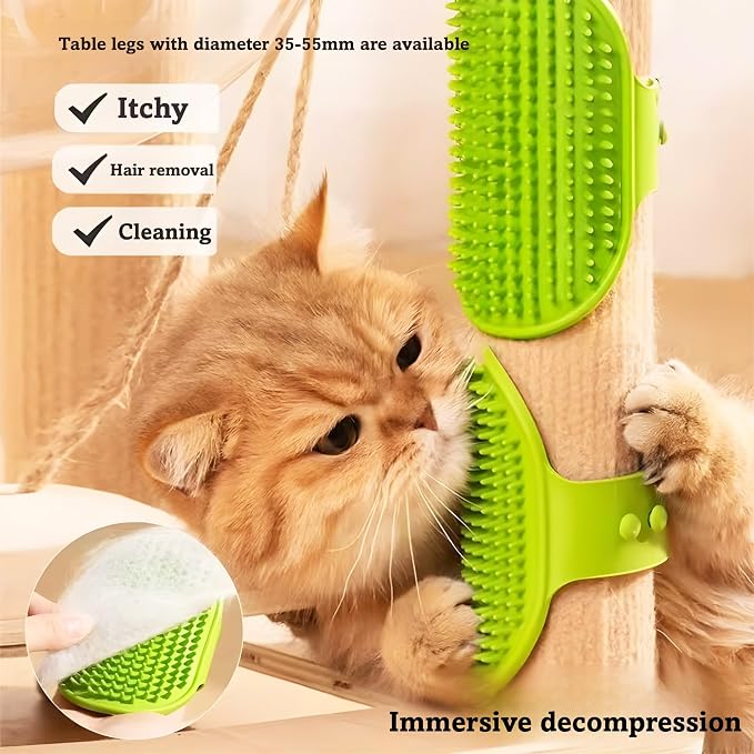 6Pcs Dog Bath Brush Set with Soap Dispenser - Image 3