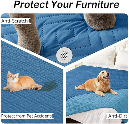 hyha Waterproof Dog Blanket, Soft Pet Bed Blankets, Waterproof Sofa Couch Cover - Image 3